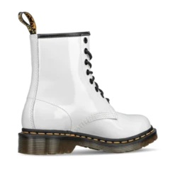 Dr. Martens Airwair White Patent Lamper -Bester Stiefel Laden 399880 3